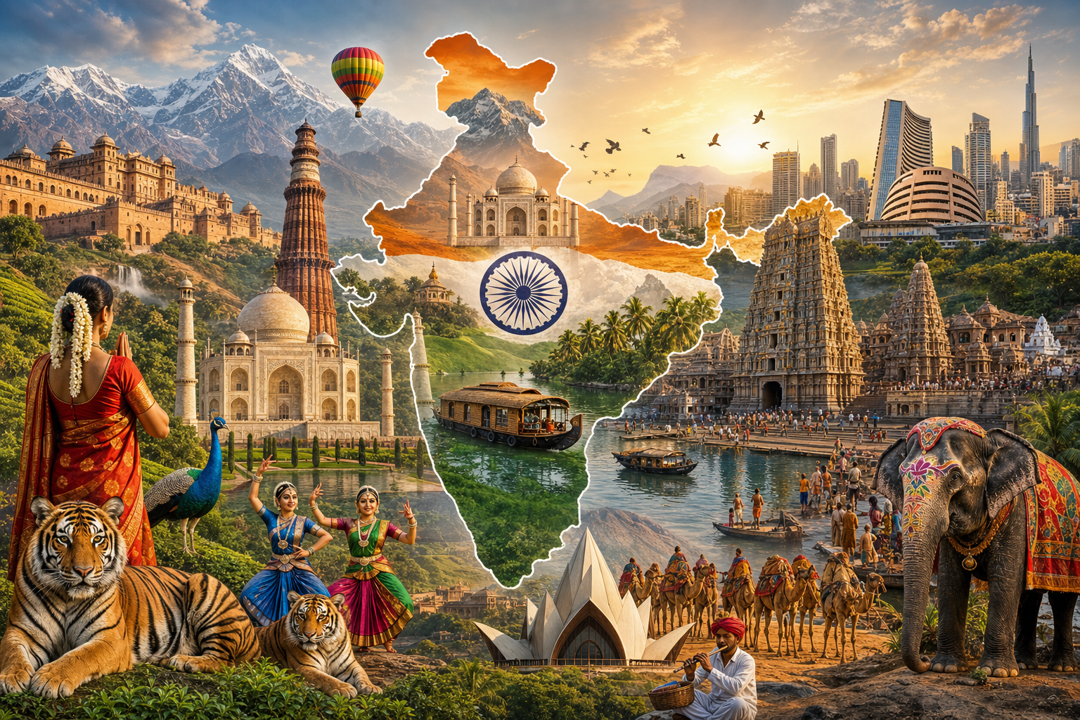 India — heritage architecture symbolizing culture, hospitality, and scientific exchange