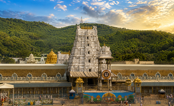 Tirumala Venkateswara Temple and Tirupati hills